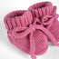 Knitted Booties in Rose Pink