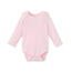 Long Sleeve Baby Bodysuit in Mary Rose