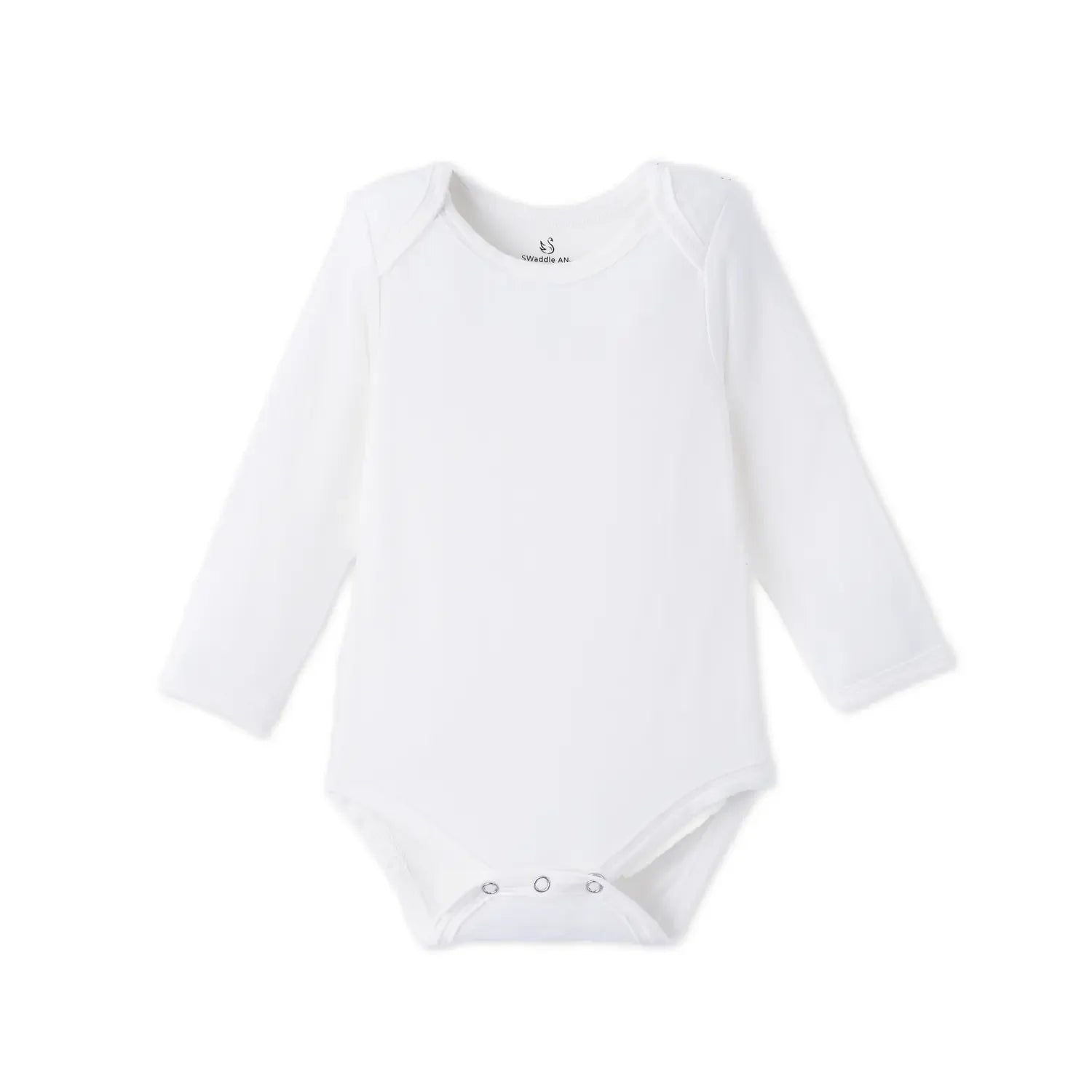 Body de Bebé Manga Larga en Blanco