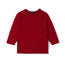 Knit Rollneck Baby Sweater in Red Xmas
