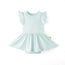 Twirl Bodysuit Dress in Mint