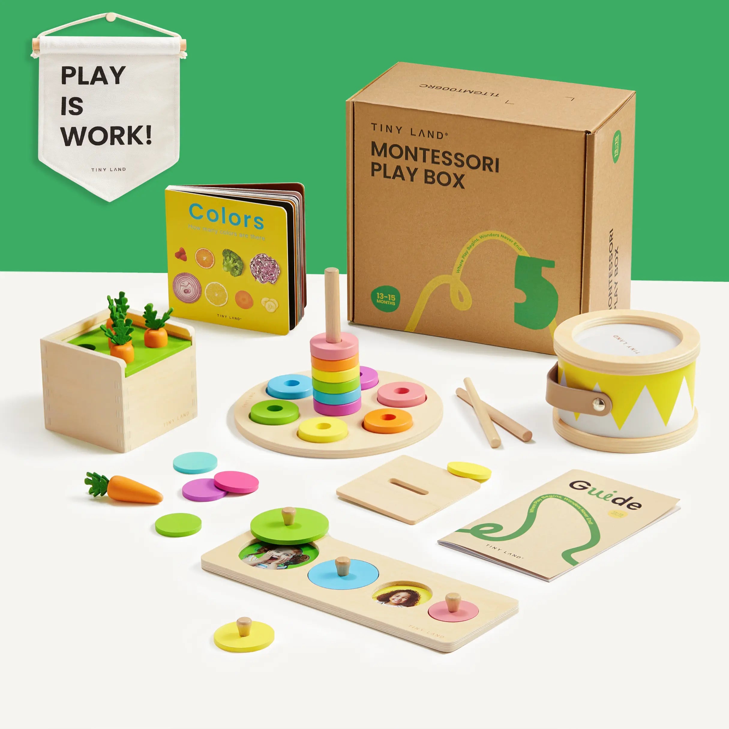 Tiny Land® Juguetes Montessori para niños pequeños (13-15 meses)