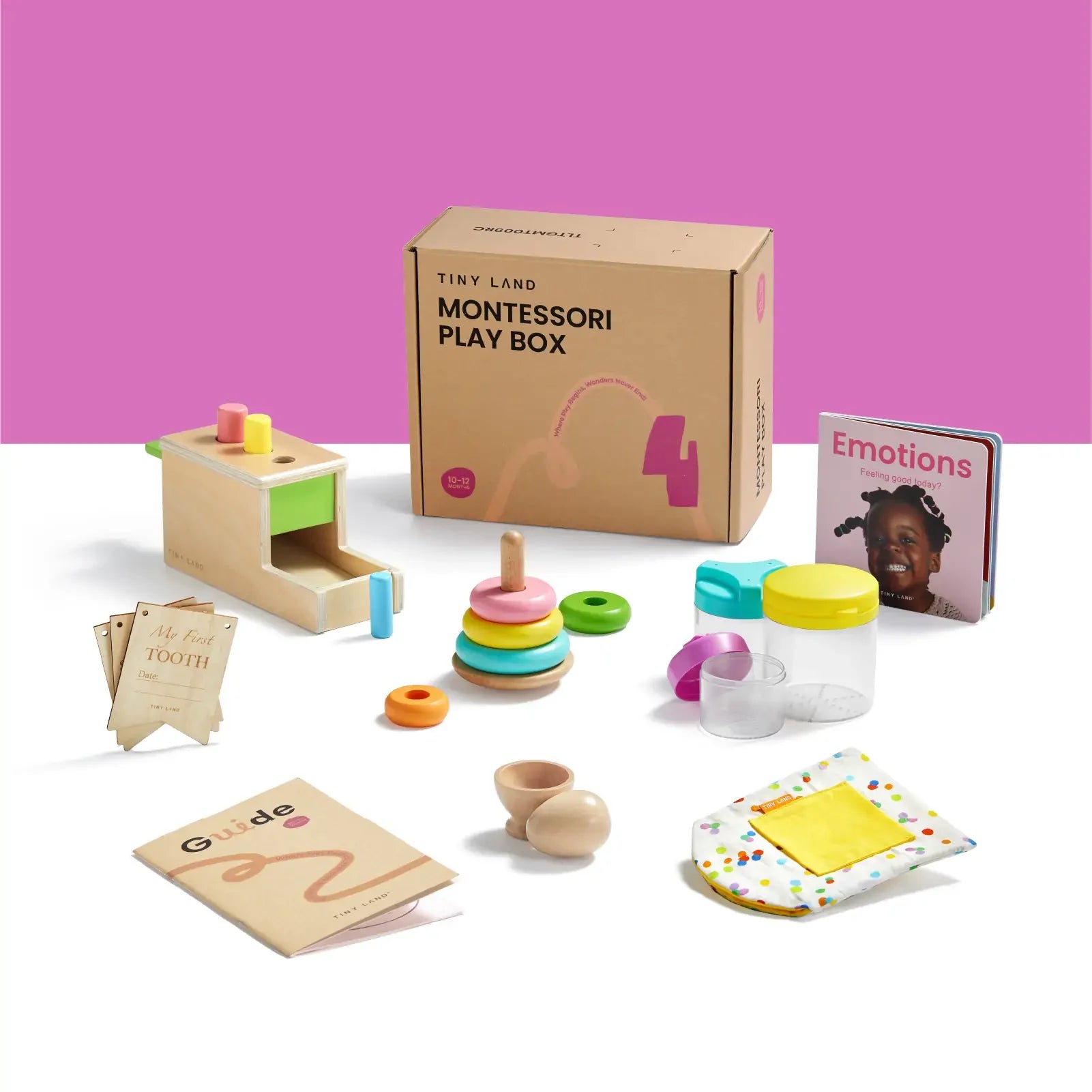 Juguetes Montessori para bebés de 10 a 12 meses de Tiny Land®
