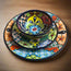 Juego de vajilla Talavera | Vajilla floral de 26 piezas para 8 personas