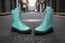 Botas de tacón grueso a media pantorrilla estilo Dr. para mujer – Talla grande otoño e invierno