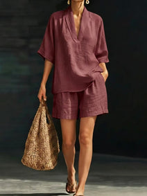 purplish-red