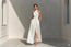 Sleeveless Elegant Slim-Fit Pure White Dress