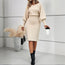 Women’s Lantern Sleeve Bodycon Dress
