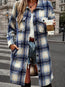 Women’s Plaid Shacket Set – Flannel Shirt Jacket & Distressed Denim Shorts