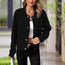 Ribbed Button-Up Knit Shacket