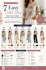 7-easy-outfit-ideas-for-your-floral-3d-print-pullover-top