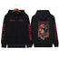 Printed Zipper Sweater Unisex Hoodie Coat
