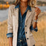 Plus Size Women's Solid Color Blazer Jacket