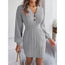 Vestido de punto trenzado para mujer