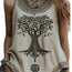 Blusa Resort con Escote en V, Flecos Bordados y Estilo Étnico
