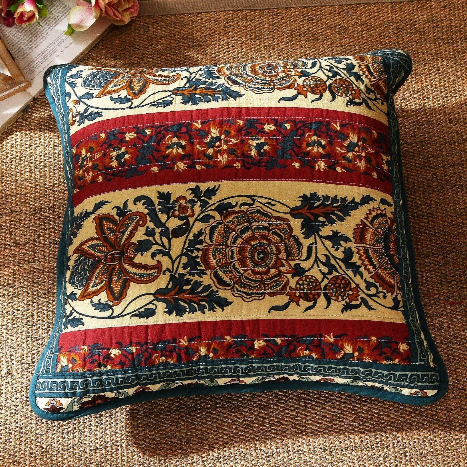 DaDa Bedding Juego de dos fundas de cojín bohemias Dark Elegance - 2 piezas - 18