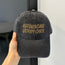 American Retro Washed Denim Peaked Cap — Korean Style Vintage Baseball Hat