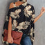 Top de chaleco estampado con cuello en V y hombros descubiertos para mujer | 6 estampados S–XXL