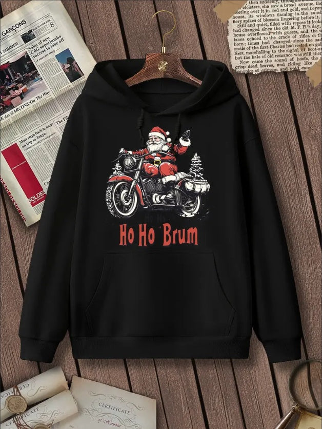 Sudadera con capucha navideña Cyberpunk – Sudadera retro con gráfico divertido