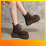 Women’s Chunky Sole Lace-Up Boots – Vintage Style