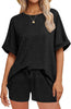 👕 Conjunto de camiseta oversize y pantalón corto con cordón – Máxima comodidad informal
