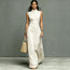 Women's Stand-Collar Single-Breasted Sleeveless Midi Dress