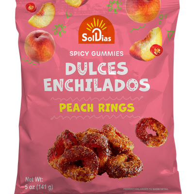 Dulces Enchilados - Spicy Peach Rings 5 oz
