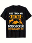 Men's Printed Short-sleeved T-shirt