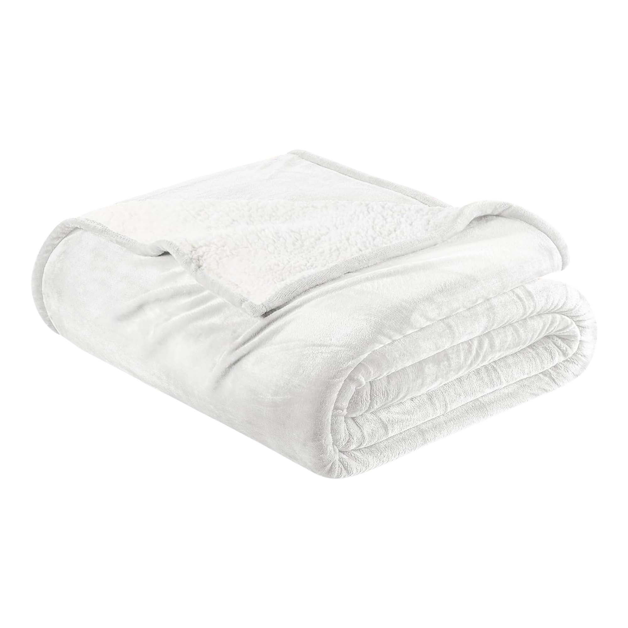Manta de terciopelo y felpa Sherpa - Colección de forro polar Sherpa