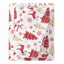 red-deer-trees-and-snow
