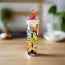 Figurilla de vela Talavera | Arte cerámico decorativo mexicano pintado a mano