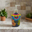 Dosificador de jabón floral Talavera | Cerámica mexicana pintada a mano