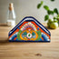 Servilletero de Talavera | Decoración de cerámica mexicana pintada a mano