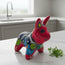 Figura de burro de talavera en miniatura | Cerámica mexicana hecha a mano