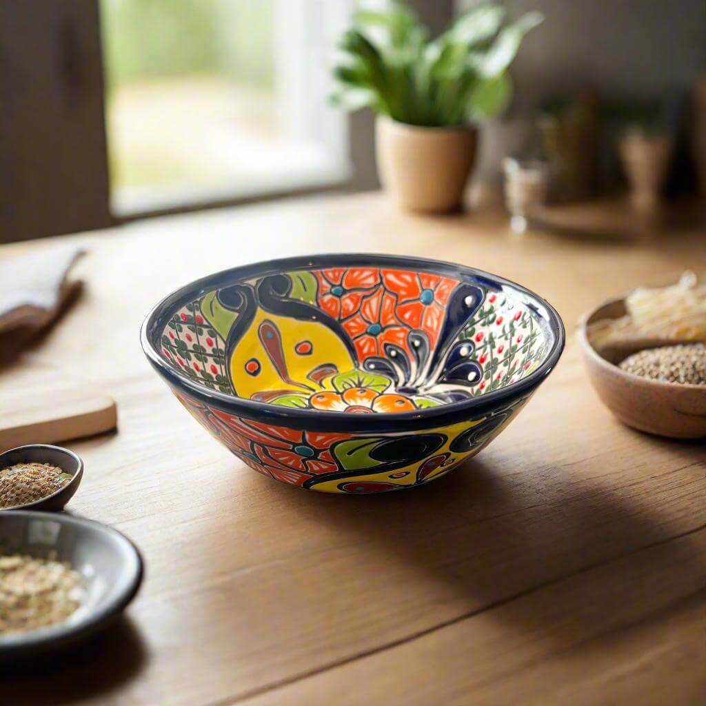 Cuenco de sopa Talavera de 7.5