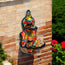 Fuente de Pared de Talavera Mexicana Hecha a Mano | Auténtica Decoración Artística (Grande)
