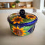 Calentador de Tortillas Talavera | Alfarería Mexicana de Girasol Hecha a Mano