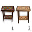 Talavera Tile End Table | Handmade Mexican Wood Accent Furniture