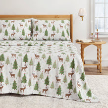 deer-trees-snow