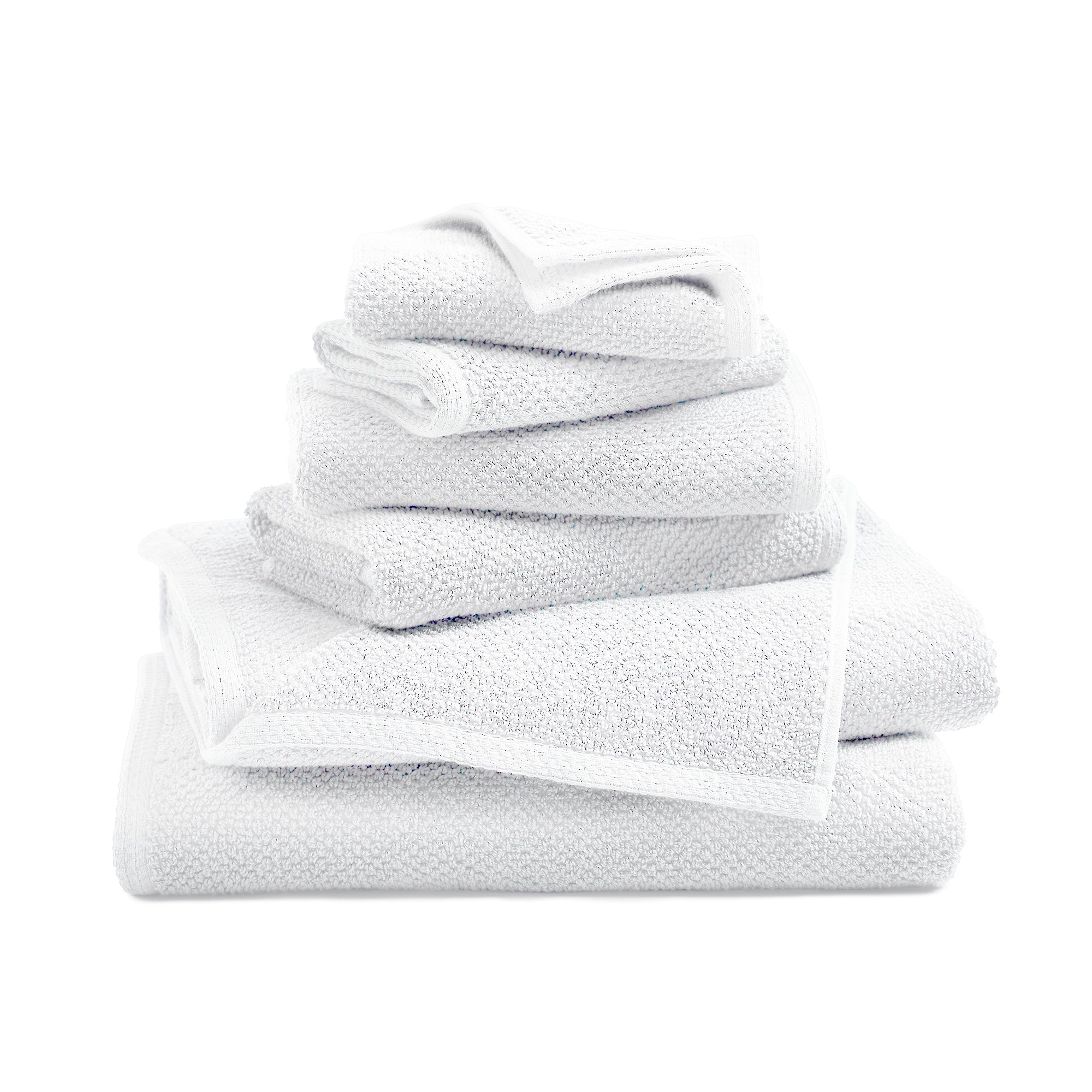 Juego de toallas de baño de algodón texturizado - Colección Acacia