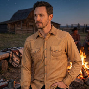 Men's Snap Button Shirt