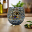 Mexican Stemless Wine Glass | Mocha Mix Design