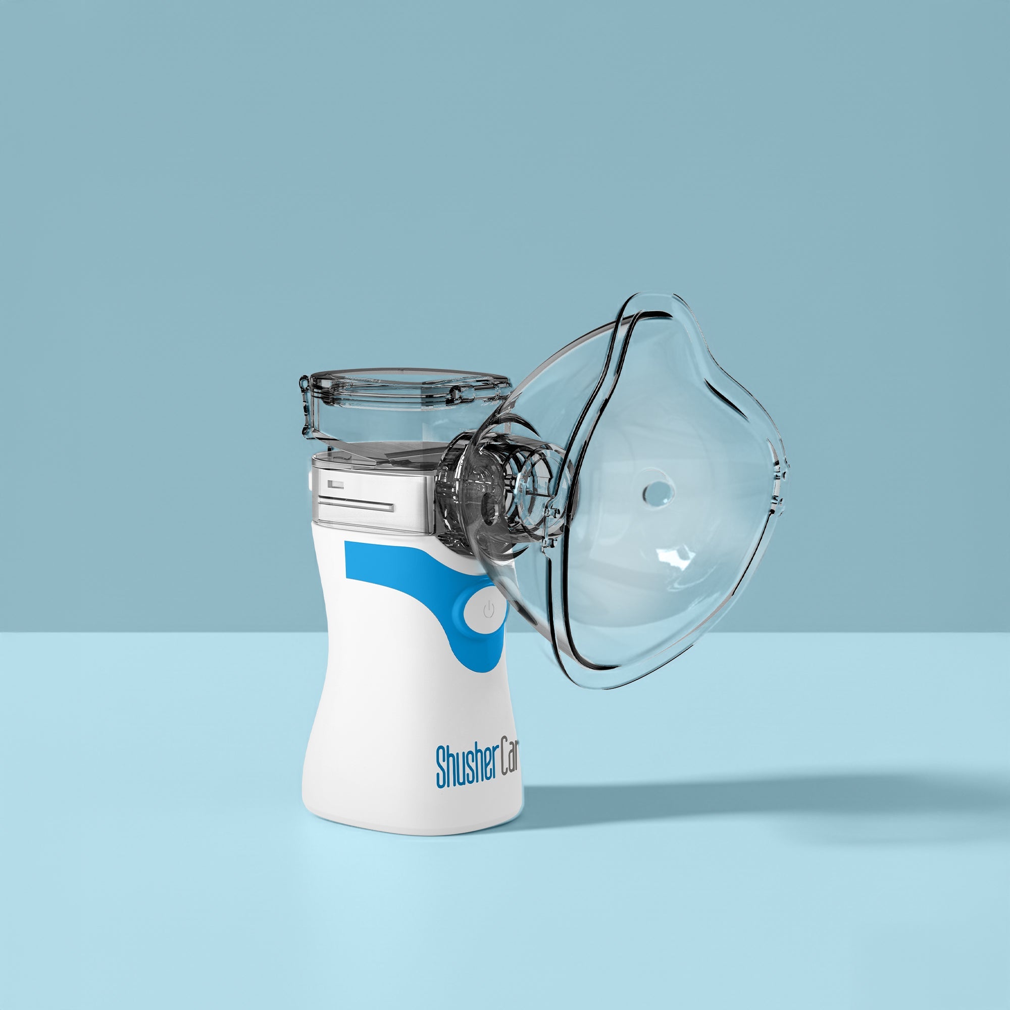 Nebulizador portátil Shusher Care – Nebulizador de malla silencioso para adultos y niños, recargable por USB-C