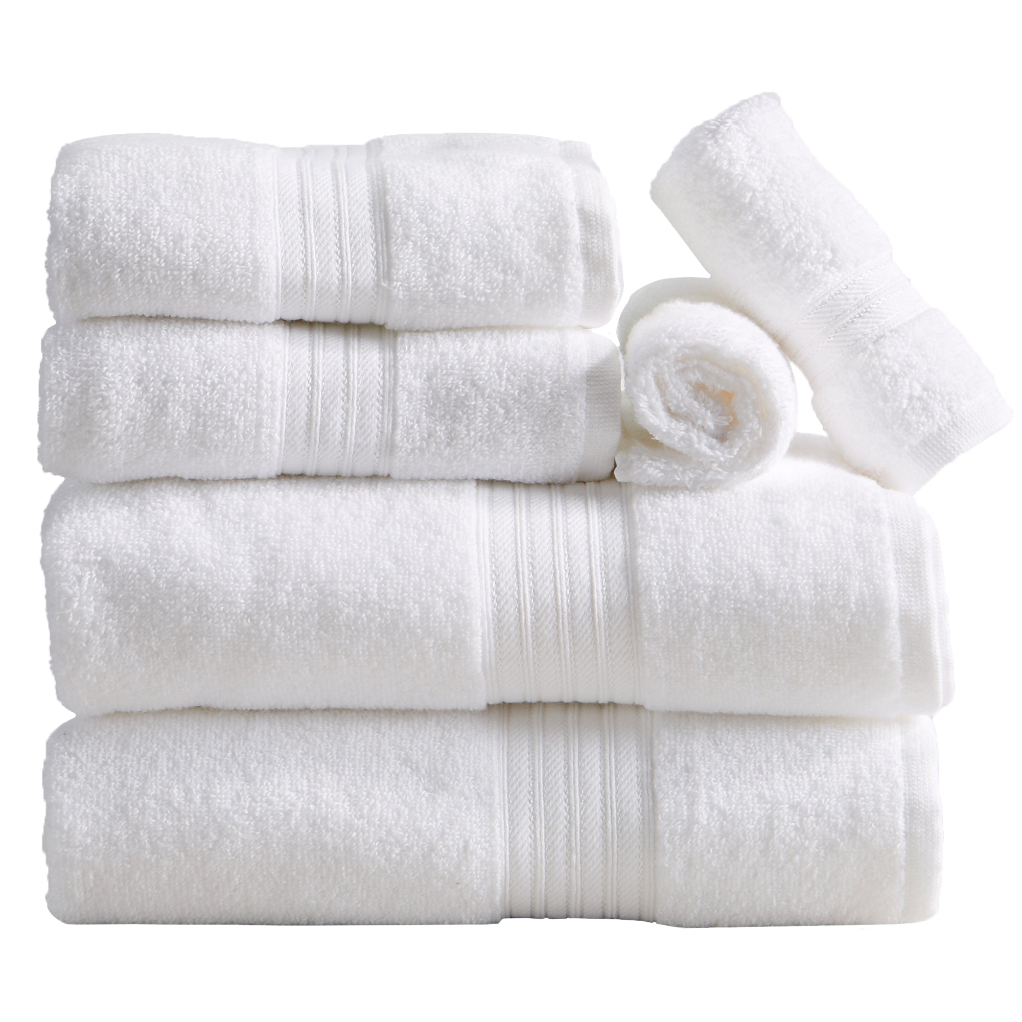 Juego de toallas de baño de rizo de algodón - Colección Cooper