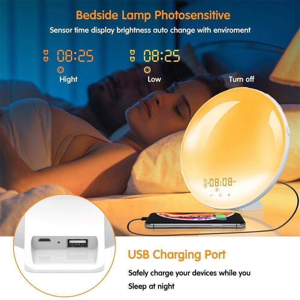 Reloj Despertador con Simulación de Amanecer