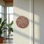 Juego de 4 platos de pared Talavera marrones y blancos | 25,4 cm decorativos