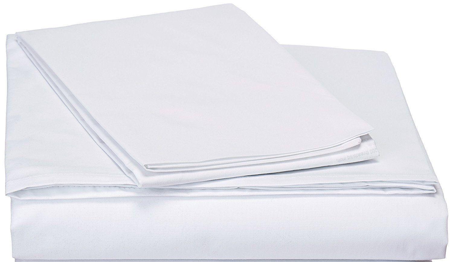 Sábana ajustable y fundas de almohada DaDa Bedding, solo blanco (FTS098765)