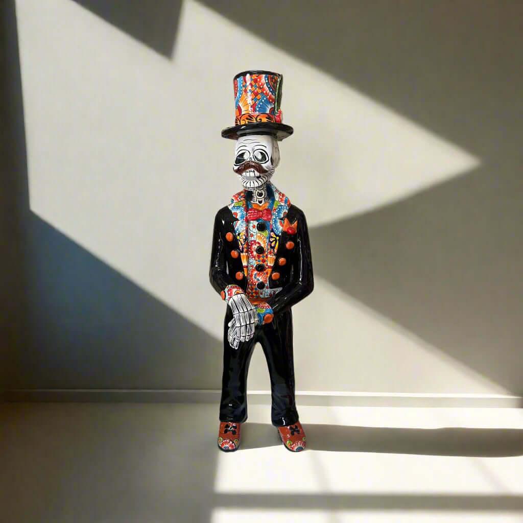 Estatua de Catrín de Talavera | Figura del Día de Muertos de 33