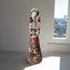 Estatua de Catrina de Talavera | Figura de cerámica de Día de Muertos de 33" de altura