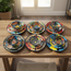 20-Piece Talavera Dinnerware Set | Handmade Floral Tableware (Seats 6)